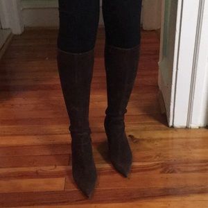 Sergio Rossi Shoes - Sergio Rossi Dark brown suede pointed boots Sergio Rossi Shoes - Sergio Rossi Dark brown suede pointed boots